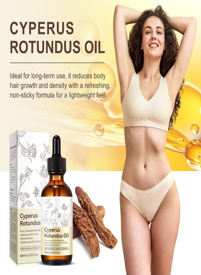 ITSDAWN Cyperus Rotundus Oil for Hair Removal, Helps Reduce Unwanted Hair & Soothes Skin, Moisturizing Body Oil for Smooth Skin, 2.02 Fl Oz - Image 2